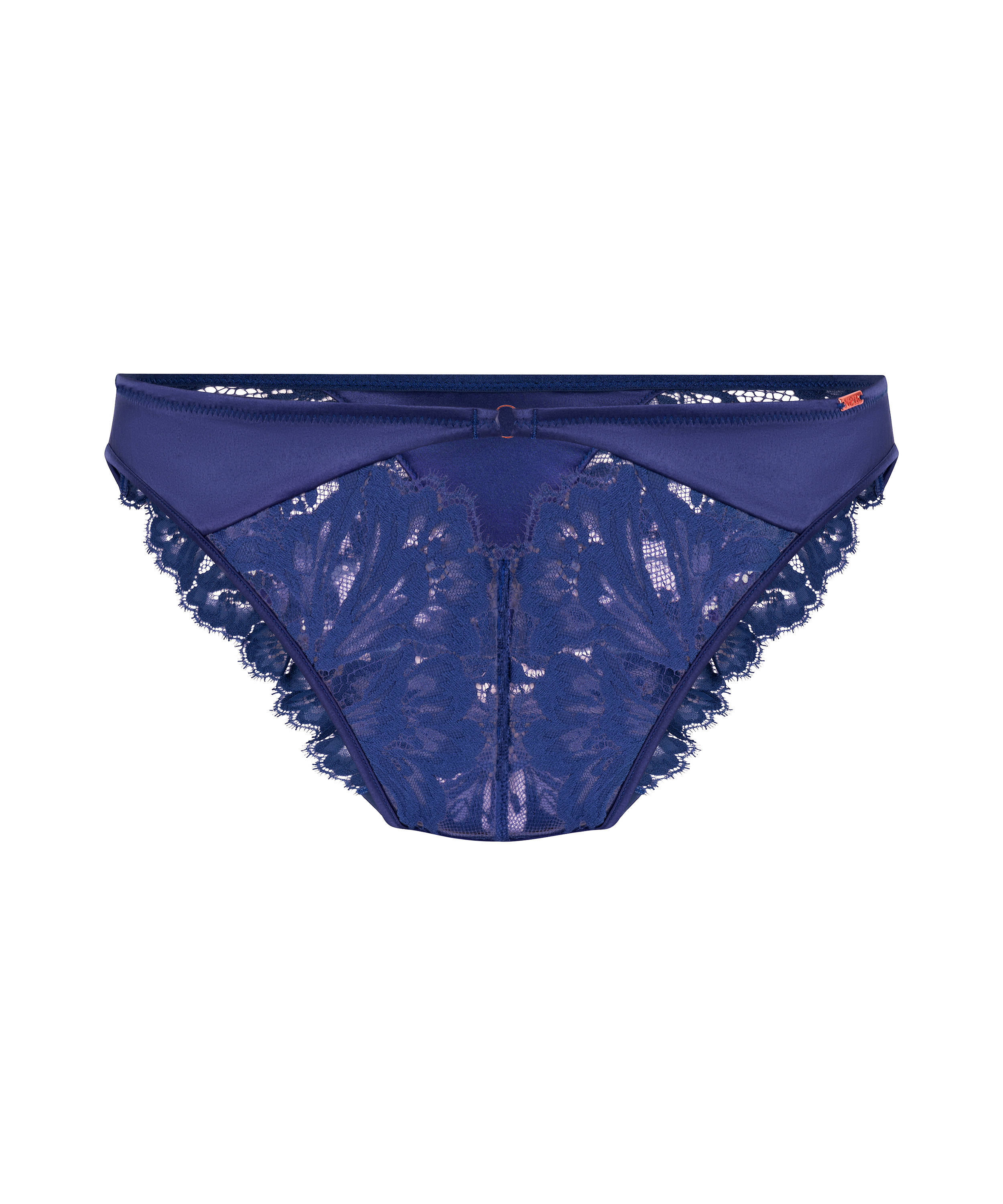 Culotte brésilienne jambes hautes Grace, Bleu, main