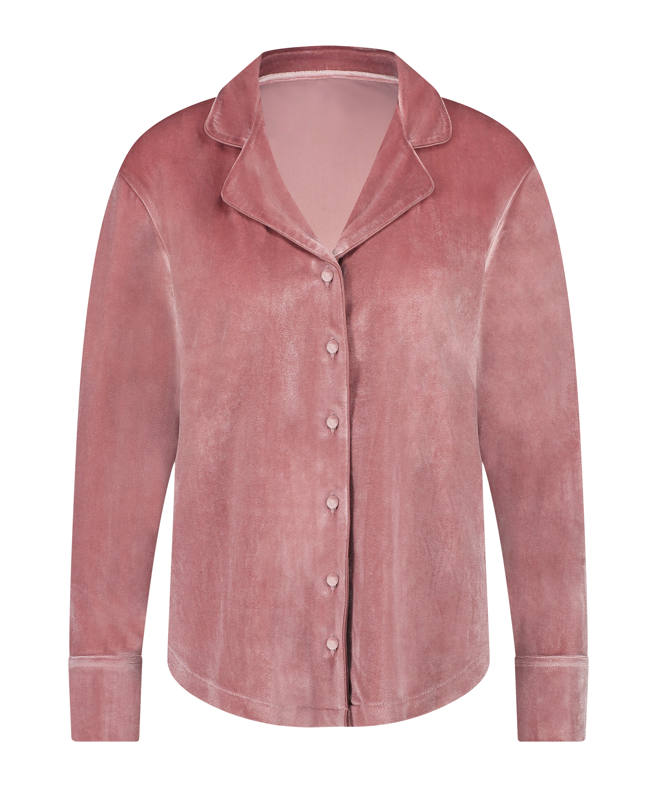 Veste à manches longues en velours, Violet, main