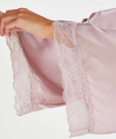 Petite Kimono Satin Meili, Rose