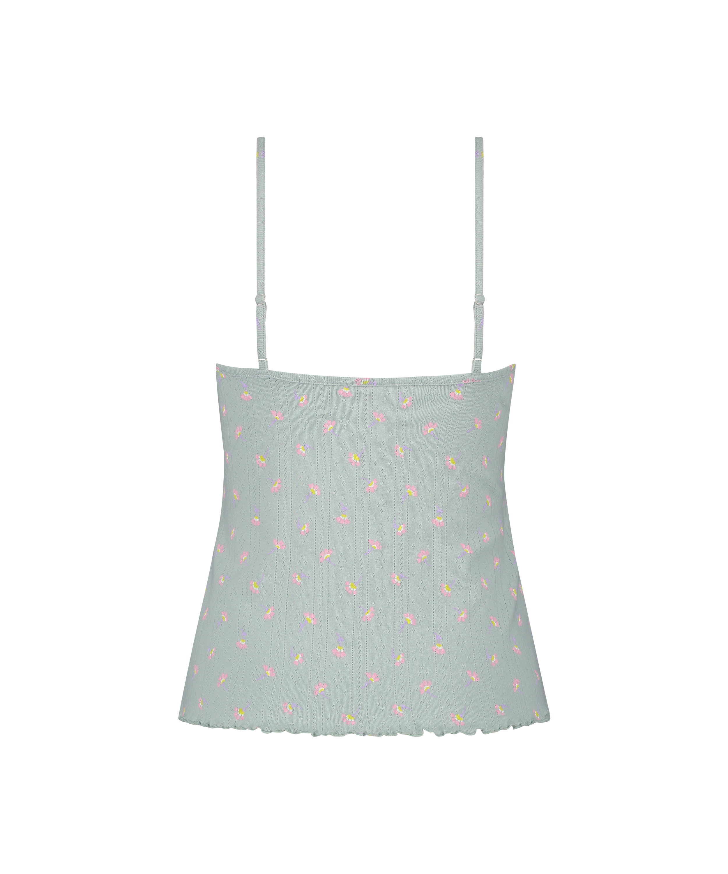 Camisole Coton, Vert, main