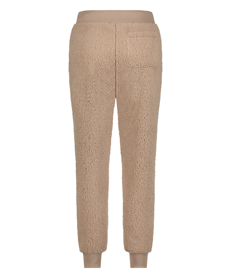Pantalon de jogging polaire, Marron