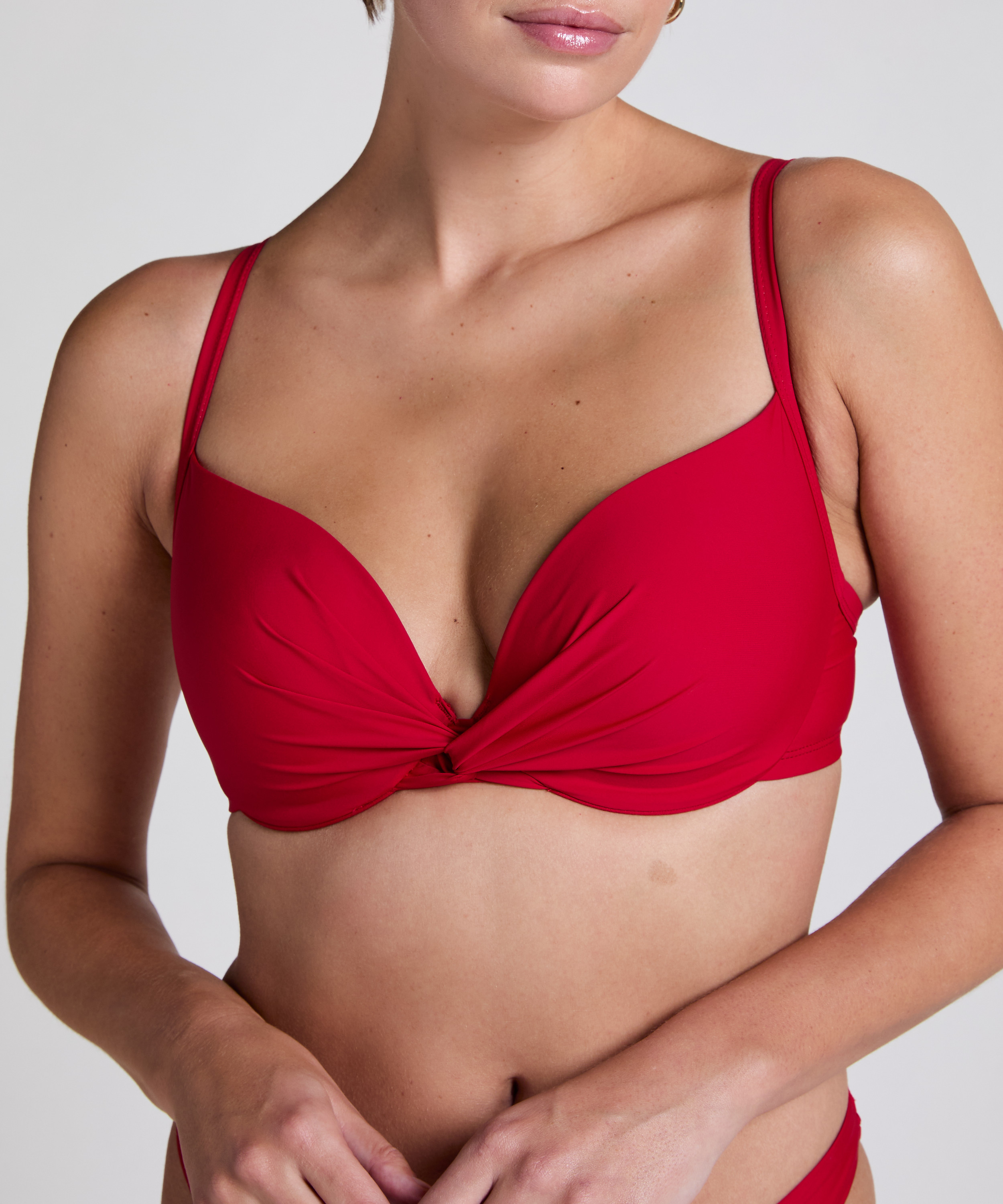 Haut de bikini Luna, Rouge, main