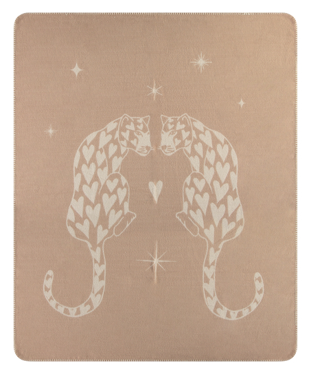 Plaid câlin Leonie, marron