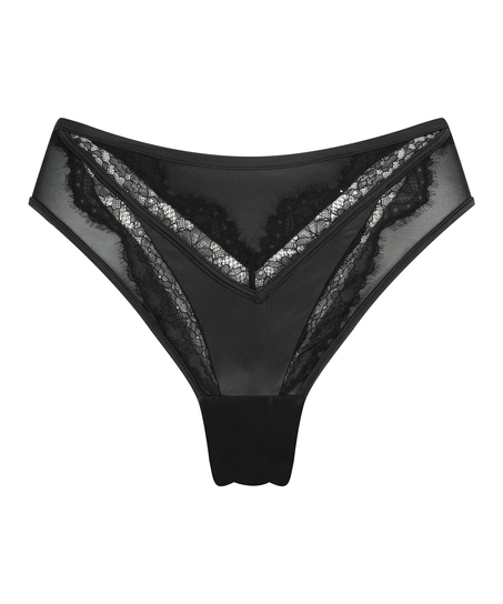 Slip brésilien Nicole, Noir