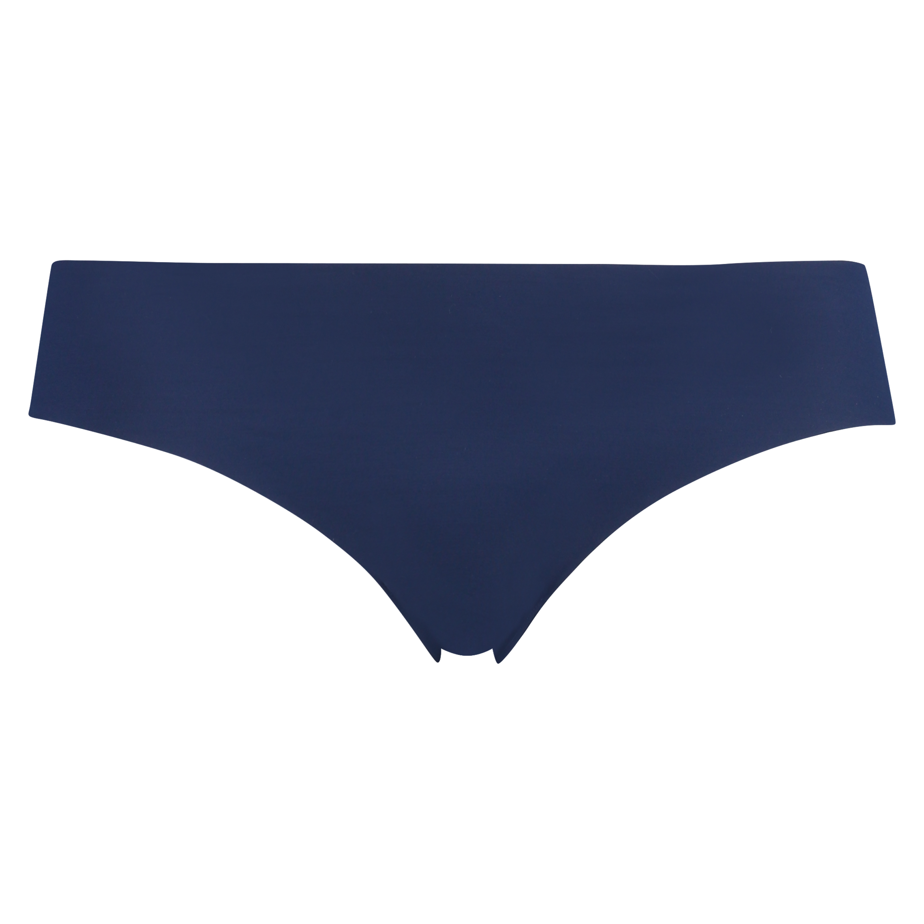 Slip br&eacute;silien Invisible coton, Bleu, main