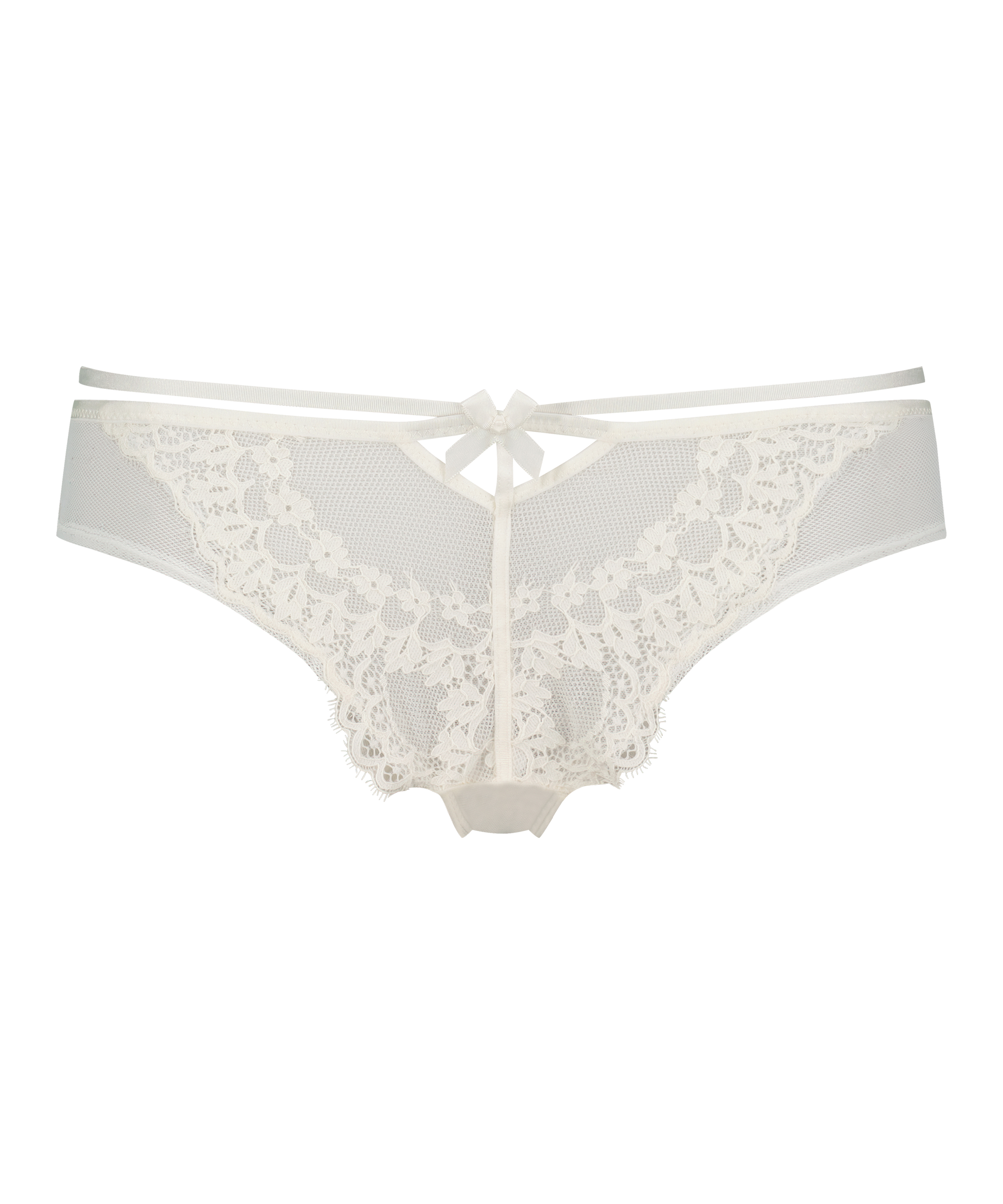 Slip brésilien Miley, Blanc, main