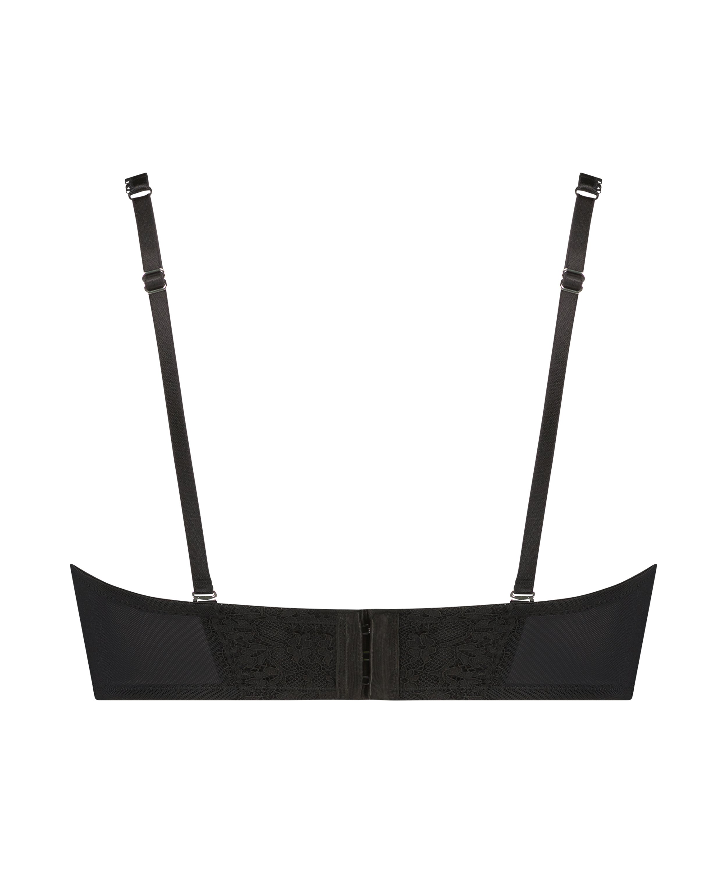 Soutien-gorge à armatures préformé sans bretelles Daisy, Noir, main