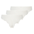 Lot de 3 slips brésiliens Chelsea, Blanc