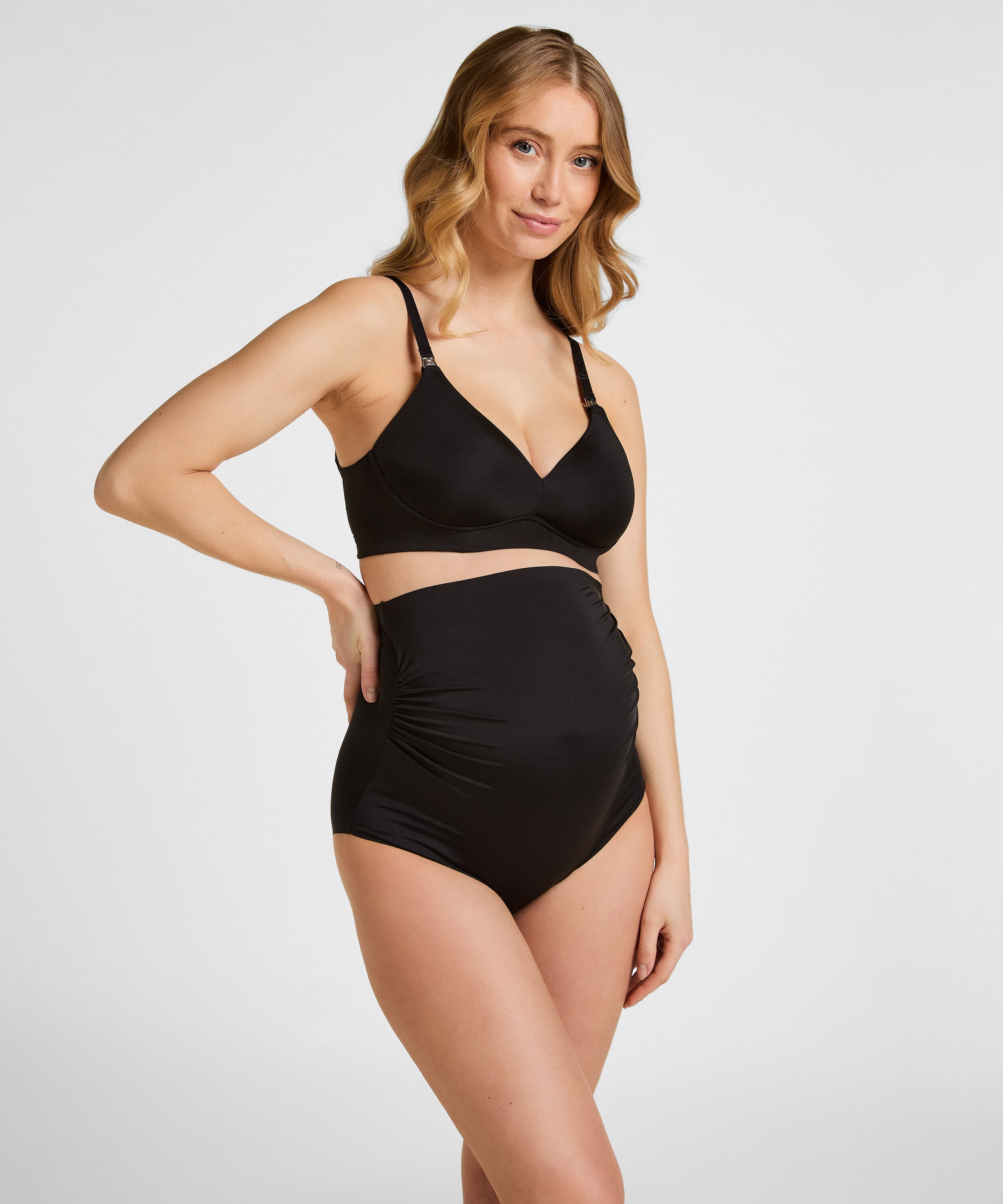 Culotte Brésilienne Maternité Smooth, Noir Culotte Brésilienne Maternité Smooth, Noir