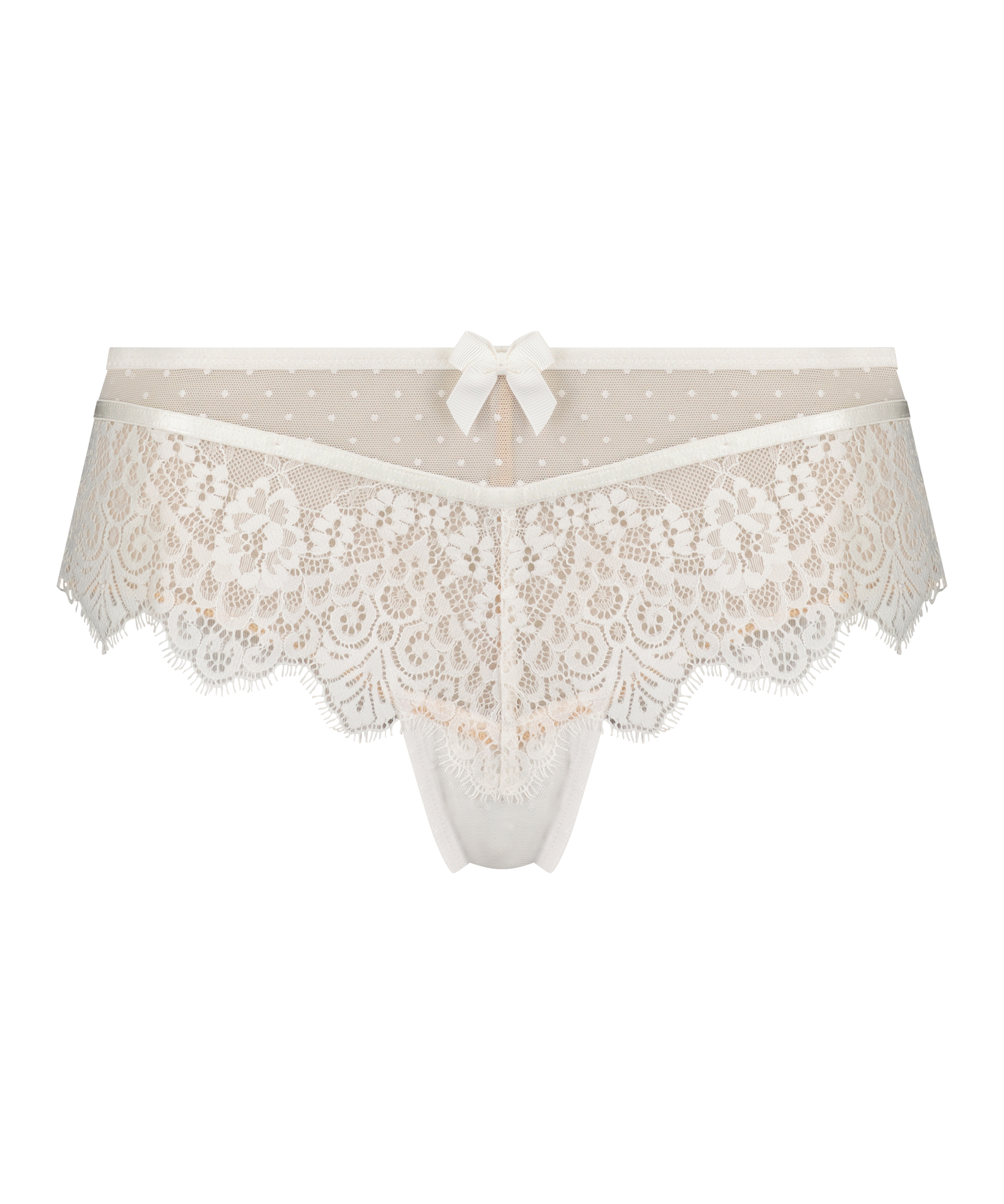 Slip brésilien Marilee, Blanc, main