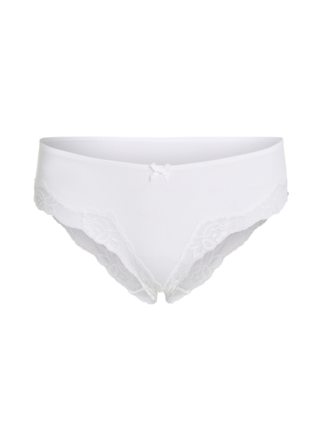Slip Secret Lace, Blanc