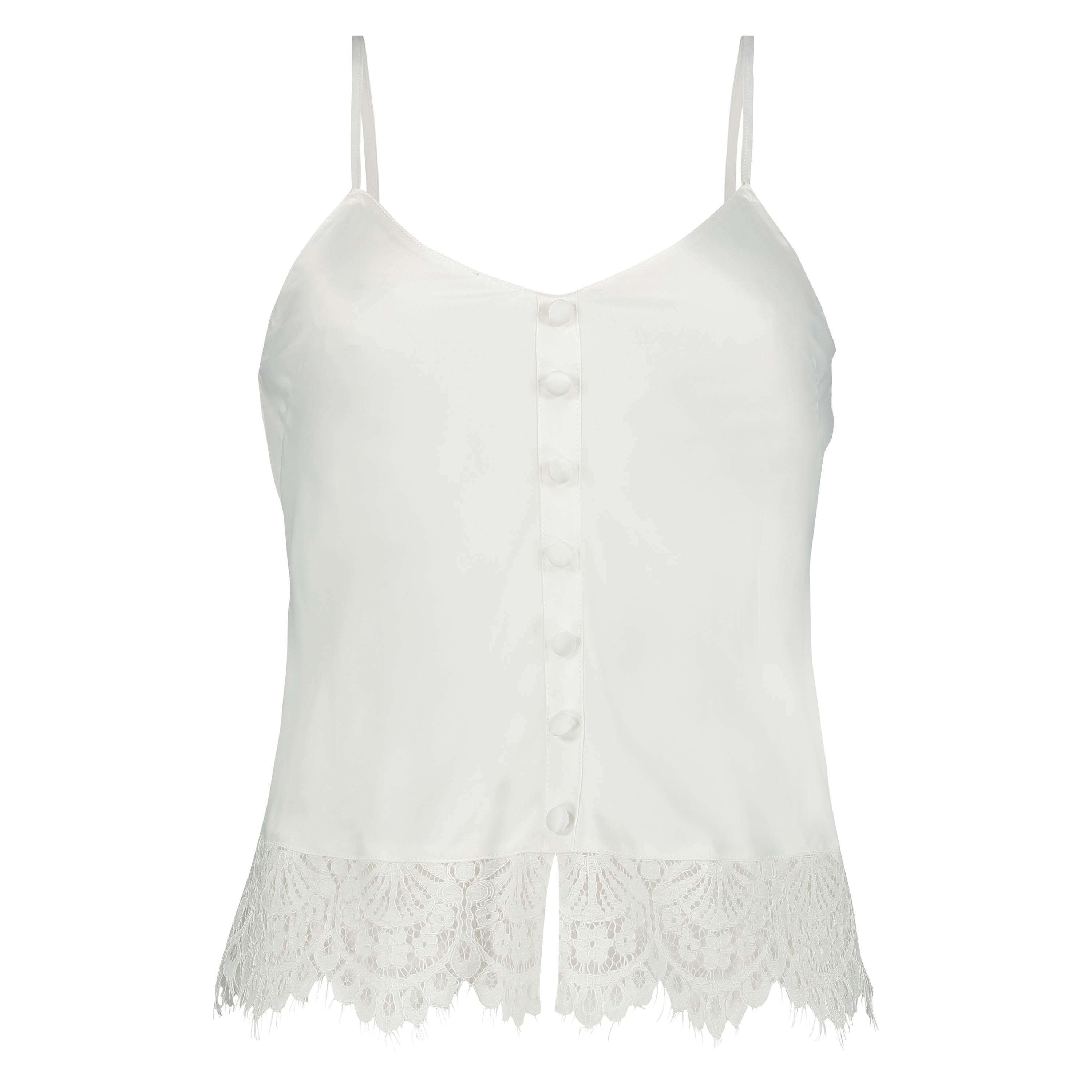 Top satin Bridal, Blanc, main