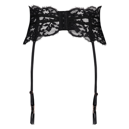 Jarretelles Poppy, Noir