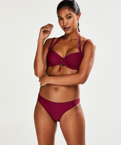 Culotte de bikini taille basse Amanda Queen, Violet