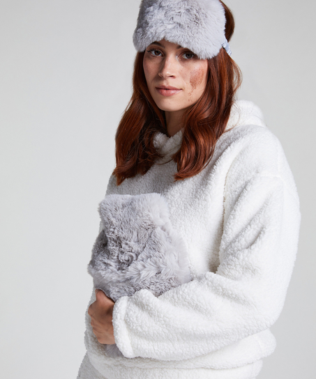 Bouillotte Masque de nuit ensemble, Gris