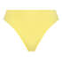 Slip br&eacute;silien &eacute;chancr&eacute; Bae, Jaune