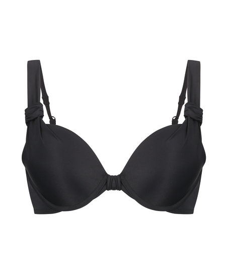 Haut de bikini push-up Luxe Taille A - E, Noir