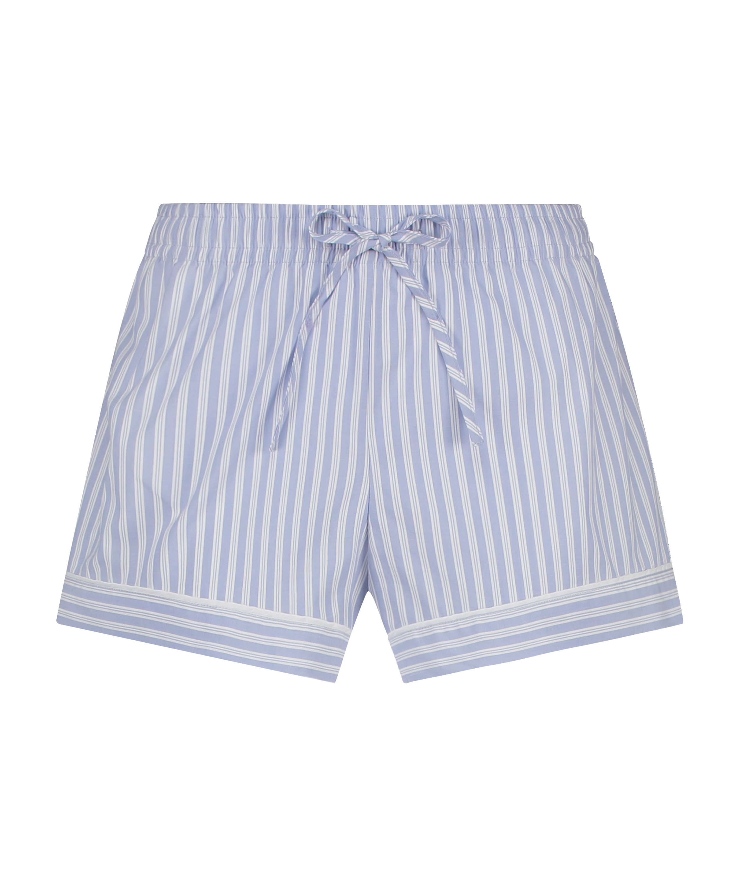 Short Coton, Bleu, main