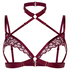 Haut harnais Scarlett, Rouge