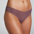 Slip brésilien invisible Stripe mesh, Marron