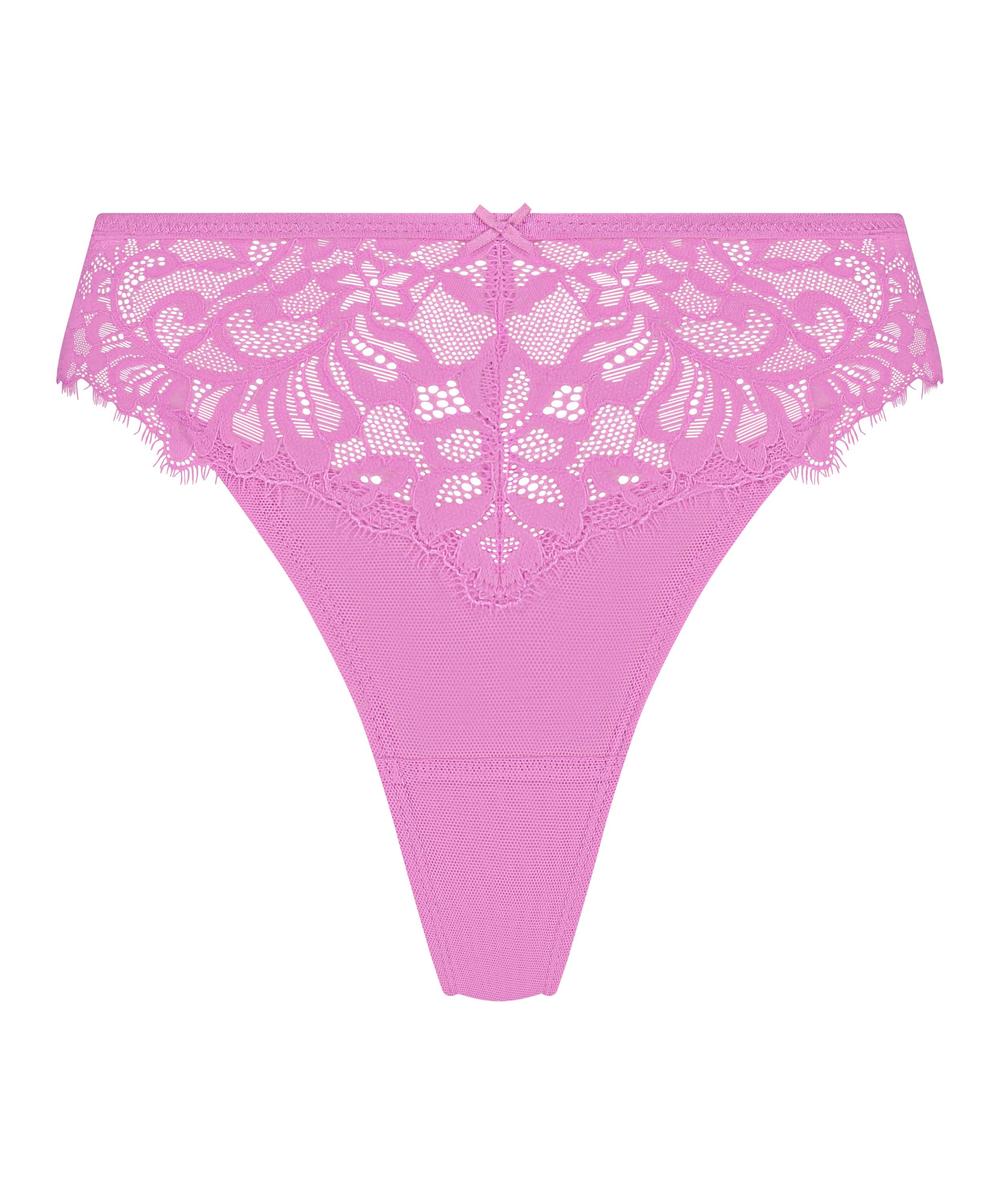 Slip brésilien Isabella, Rose, main