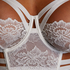 Soutien-gorge à armatures non préformé longline Piper, Blanc