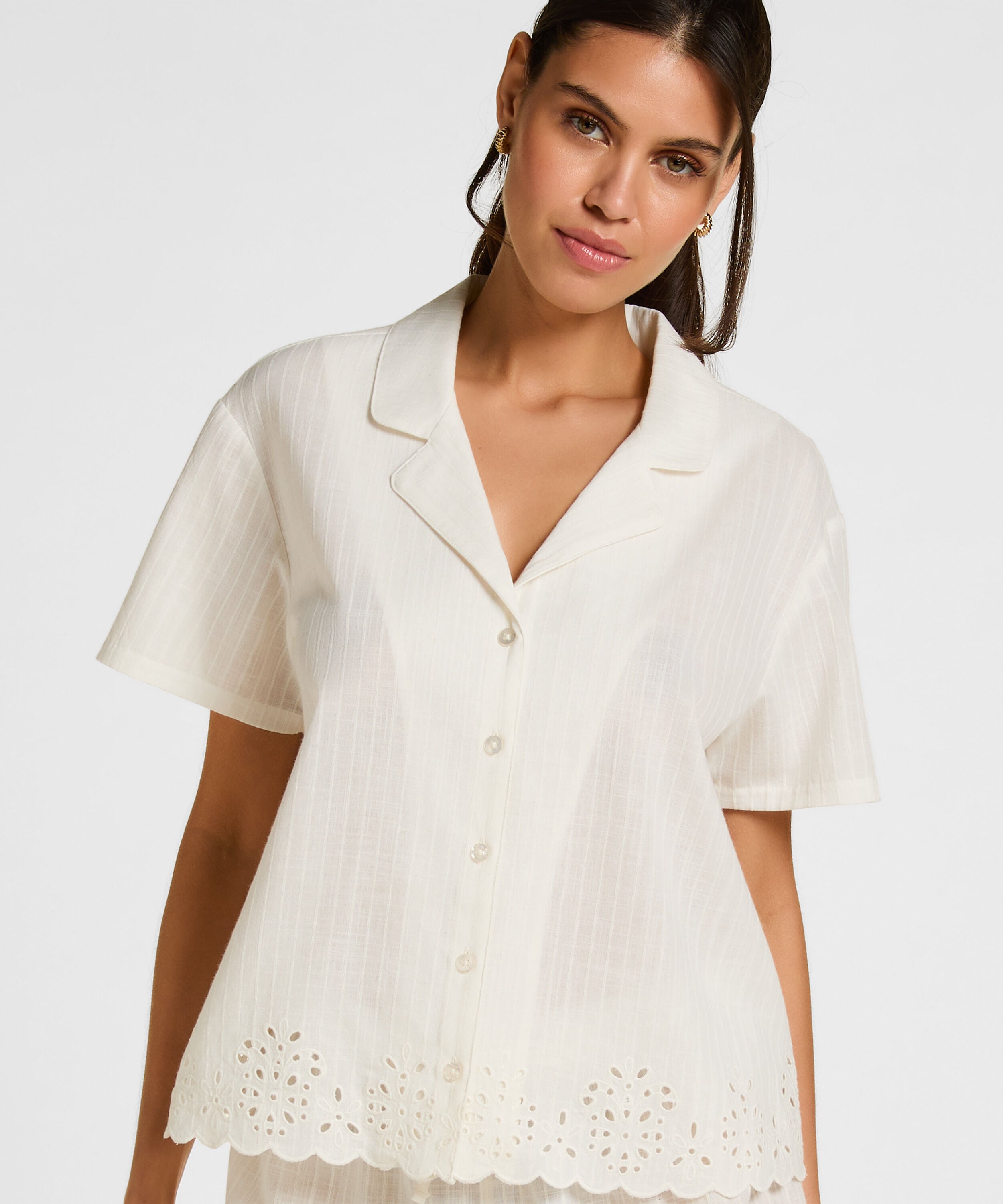 Jacket Scallop, Blanc Jacket Scallop, Blanc