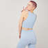 Crop top Bae, Bleu