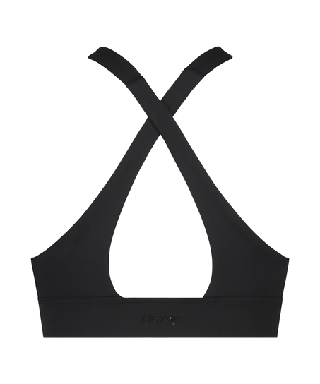 HKMX Brassière de sport de niveau 1, Noir