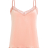 Camisole velours Dentelle, Rose