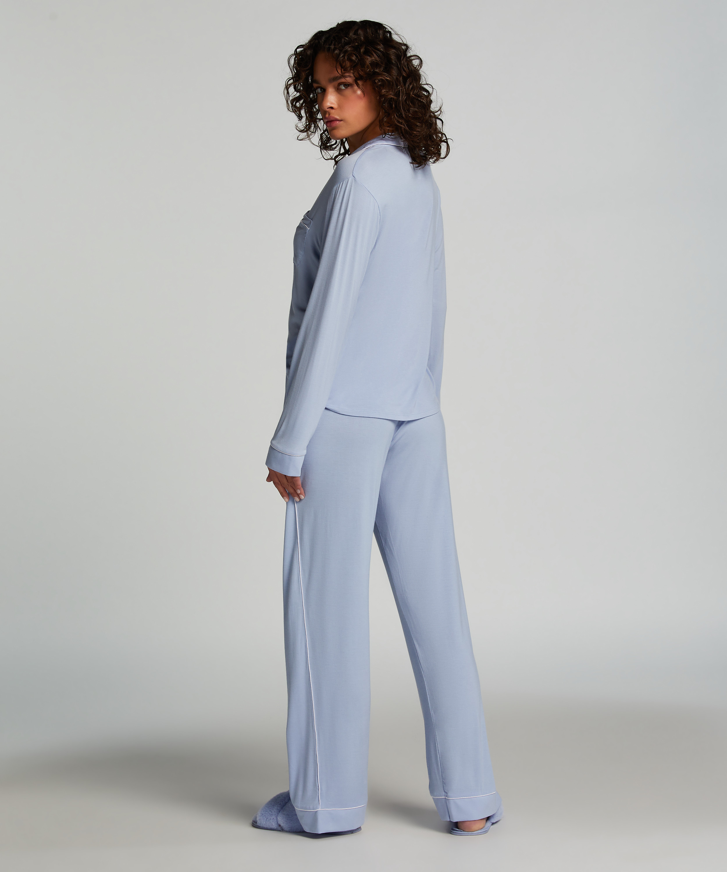 Pantalon en jersey Essential, Bleu, main
