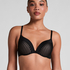 Soutien-gorge à armatures préformé push-up Pia, Noir