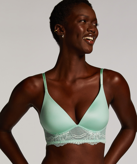 Soutien-gorge rembourré sans armatures Leonie, Vert