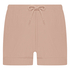 Short en jersey côtelé Essential, Beige