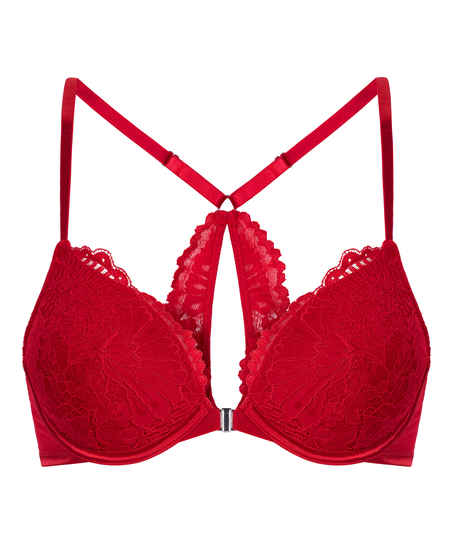 Soutien-gorge à armatures push-up préformé Whitney, Rouge