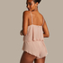 Ensemble Cami Mousseline Plissé, Rose