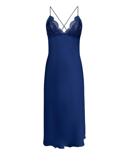Slip dress Dorothy, Bleu