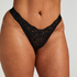 String taille ultra basse Marina, Noir