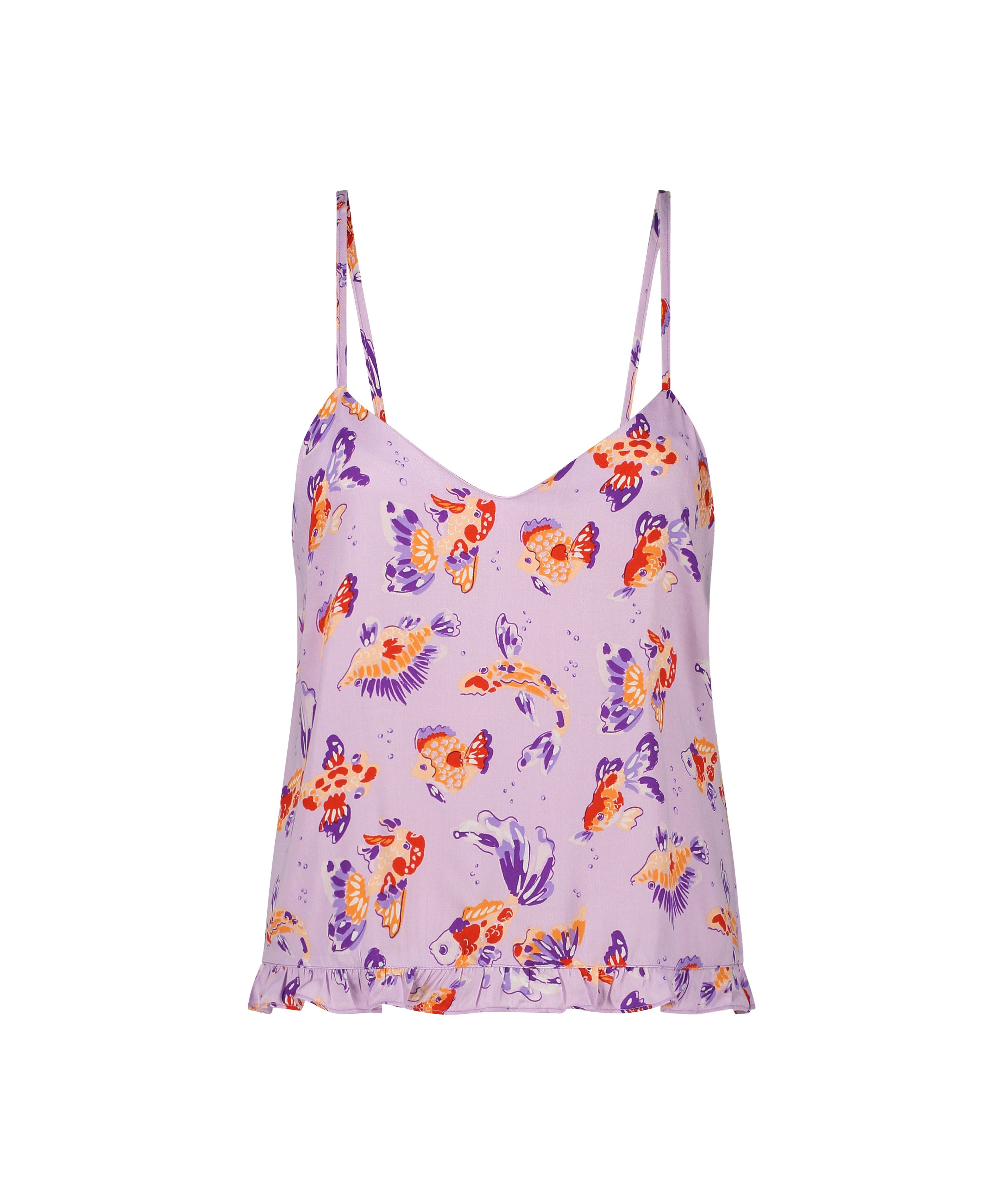 Cami top Satin, Violet, main