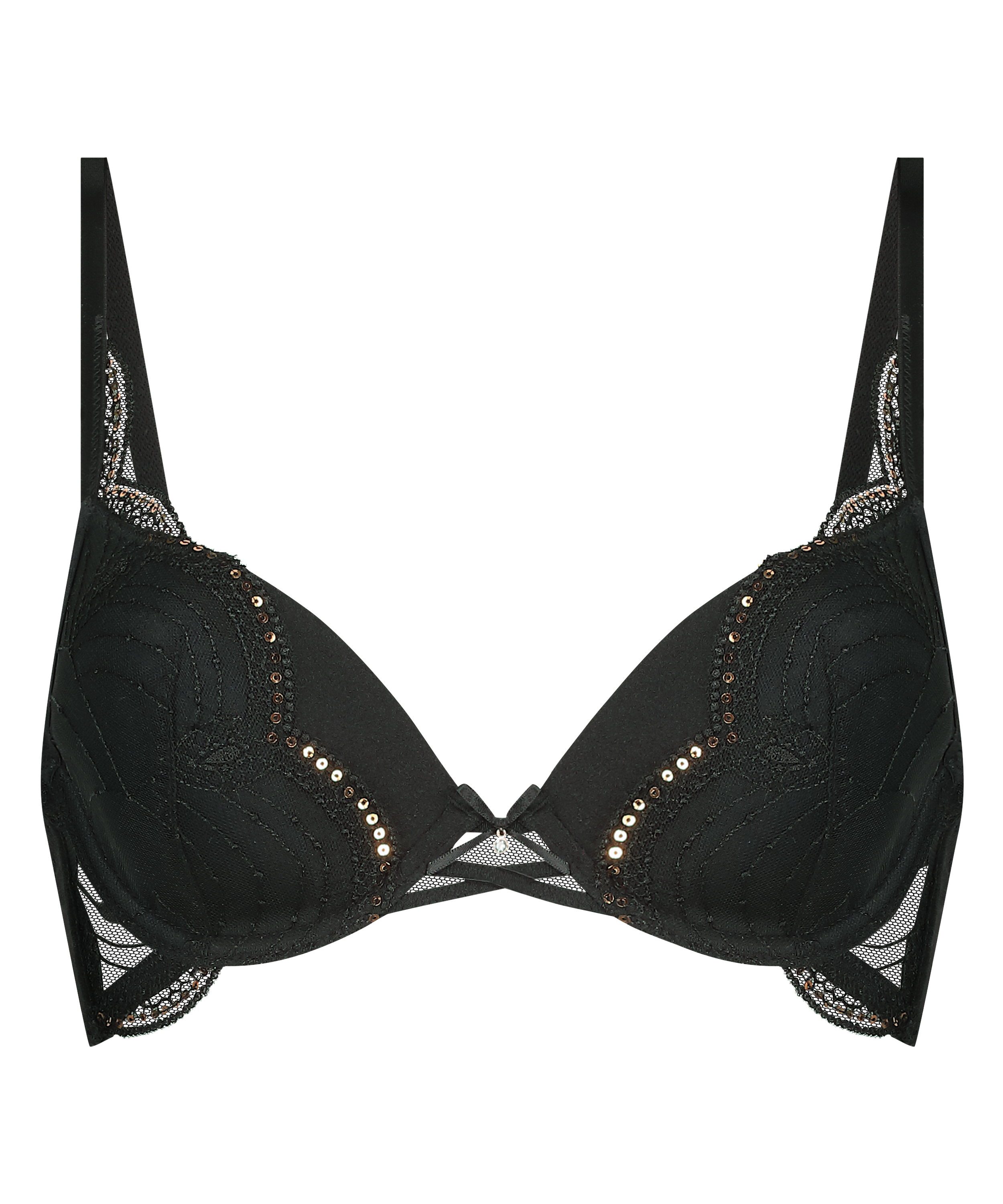 Soutien-gorge à armatures préformé Ruby, Noir, main