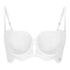 Soutien-gorge à armatures non préformé longline Tiah, Blanc