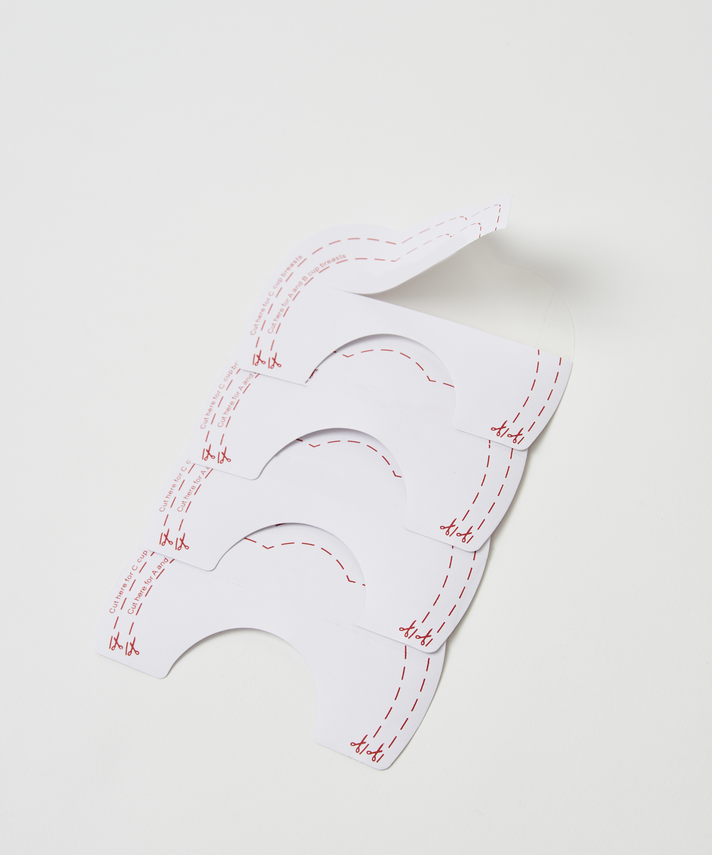 2 paquets de cache-tétons avec effet galbe, Beige, main