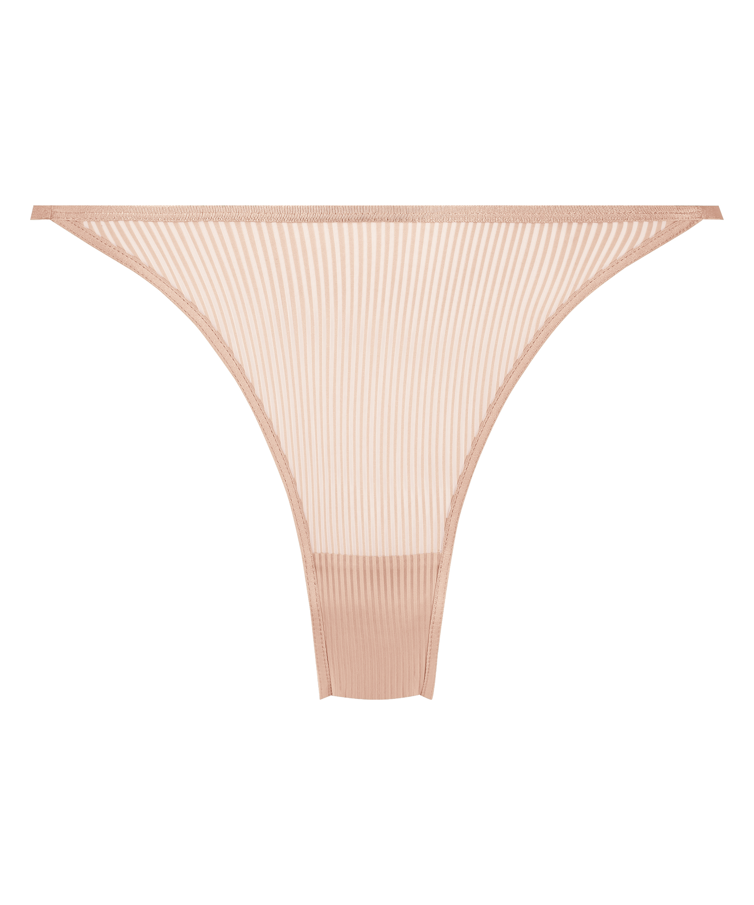 Slip brésilien jambes hautes Kaiden, Beige, main