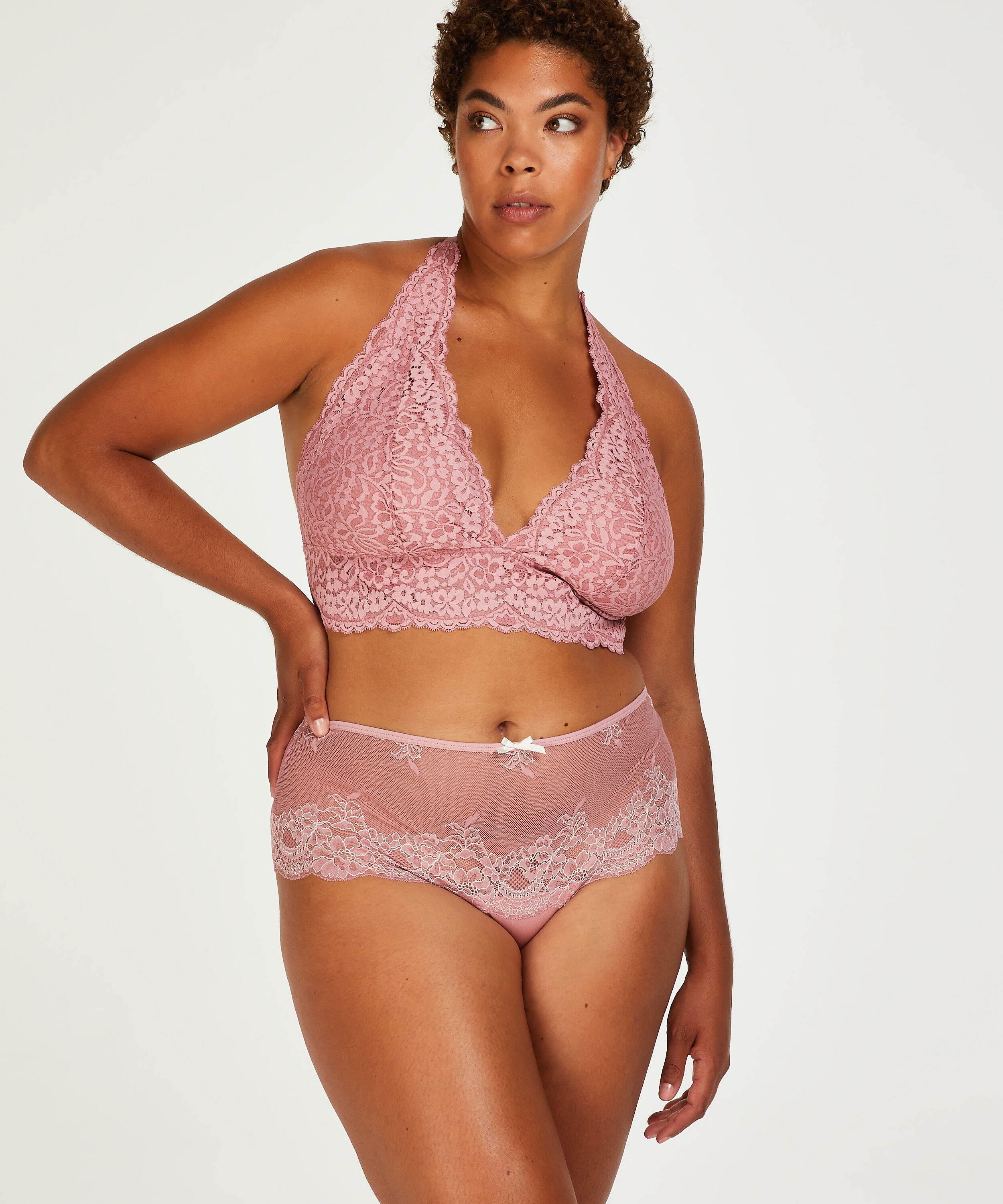 Boxer string Doriane Curvy, Violet