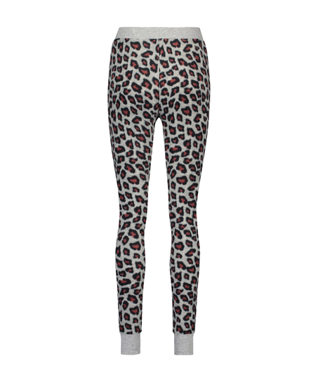 leggings en micro-polaire, Gris