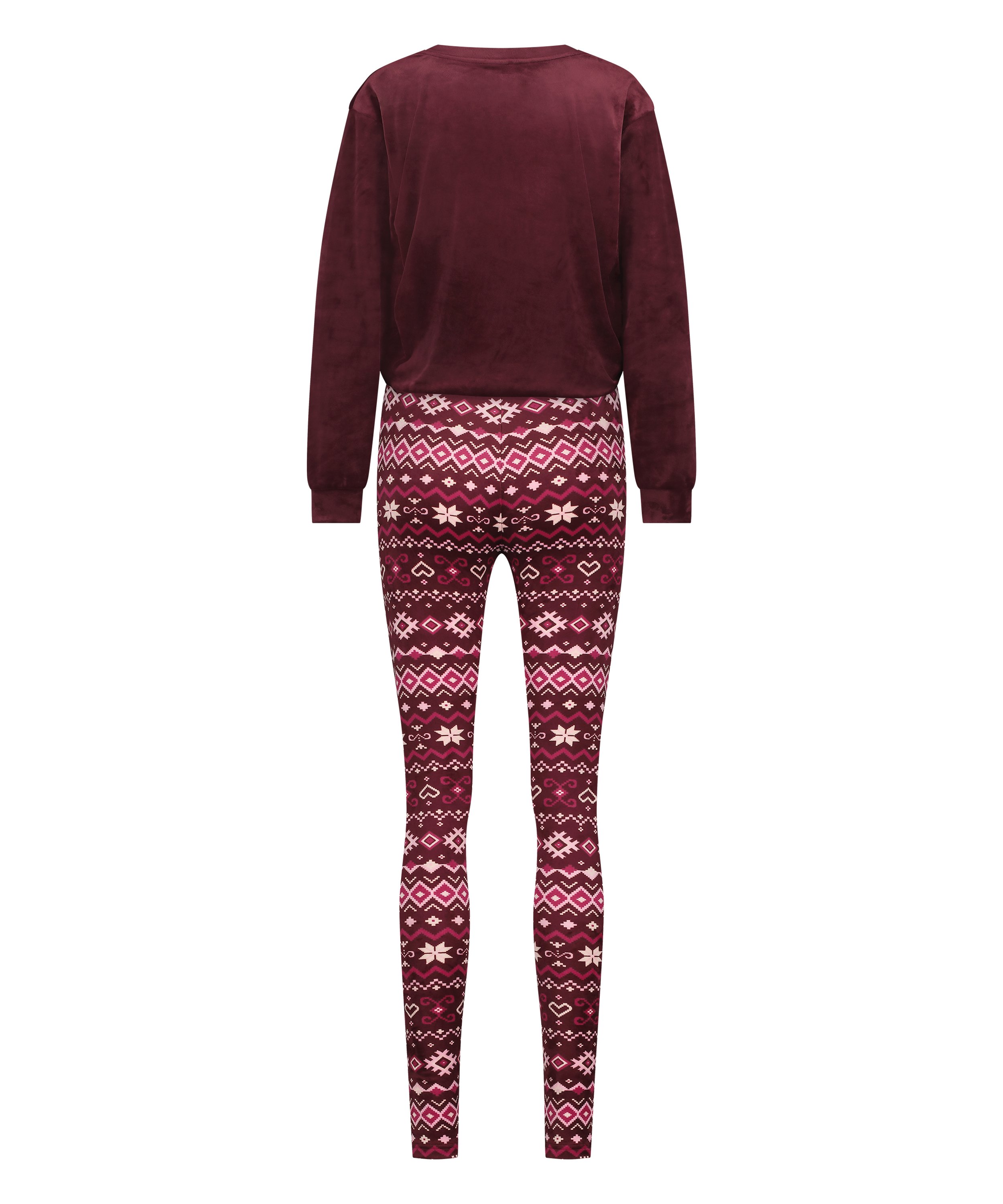 Pyjama avec sac, Rouge, main