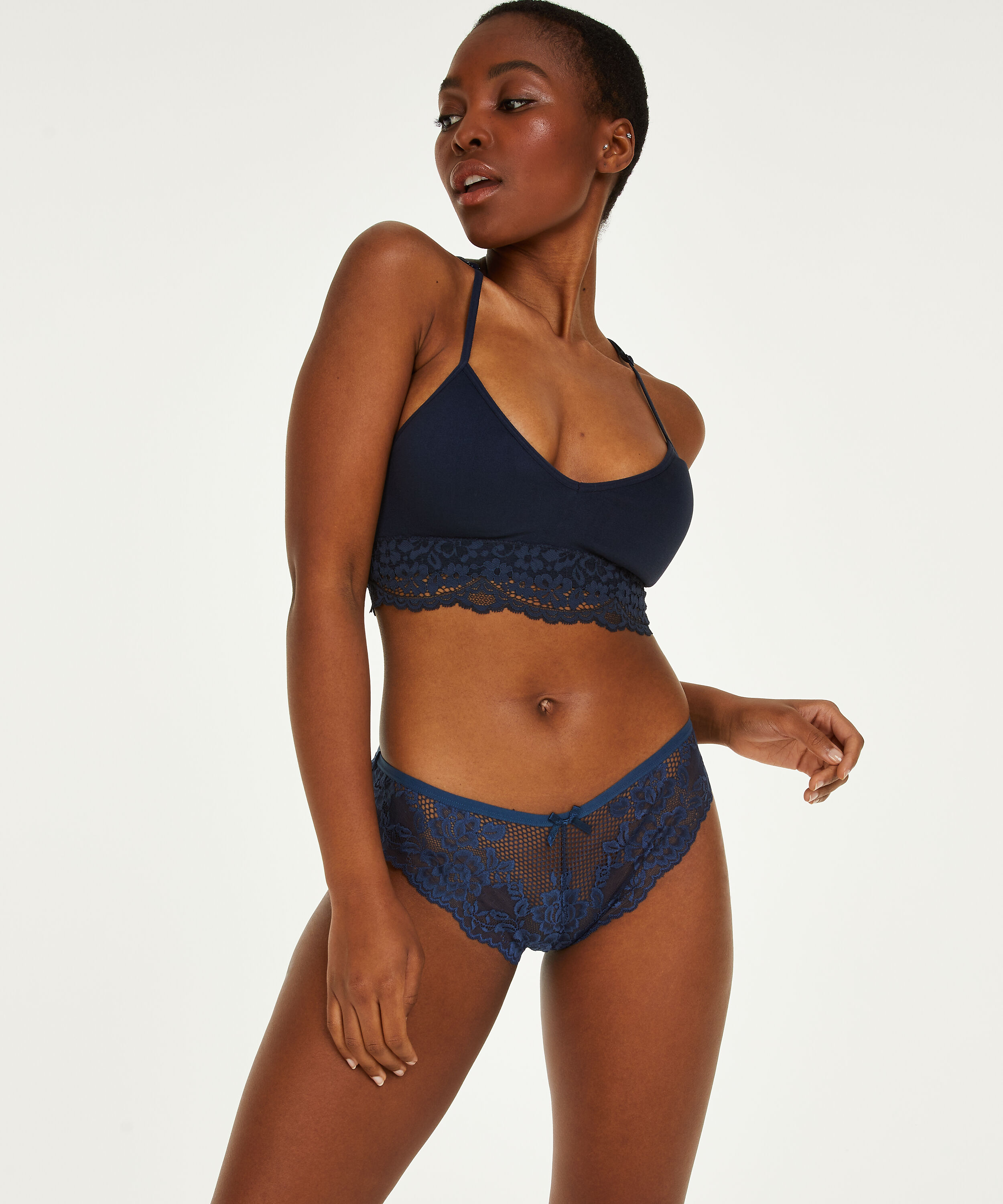 Slip brésilien Bianca, Bleu