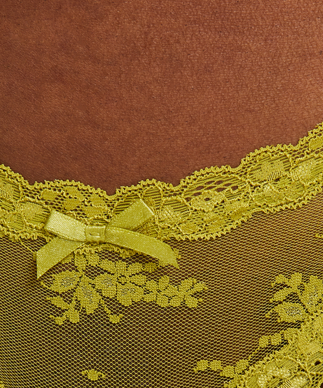 Slip brésilien V-shape mesh, Vert