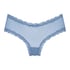Slip br&eacute;silien V-shape mesh, Bleu