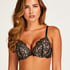 Soutien-gorge push-up &agrave; armatures pr&eacute;form&eacute; Teddy, Noir